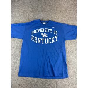 Vintage Y2K University Of Kentucky Wildcats Nike Tshirt Men XL Swoosh Sportswear